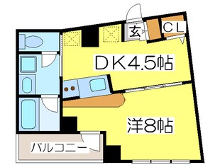 オンコート九条の物件間取画像